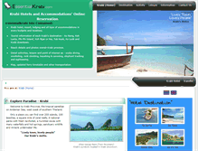 Tablet Screenshot of essentialkrabi.com